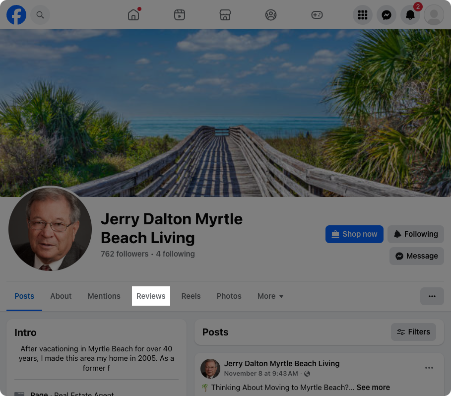 jerry dalton facebook desktop